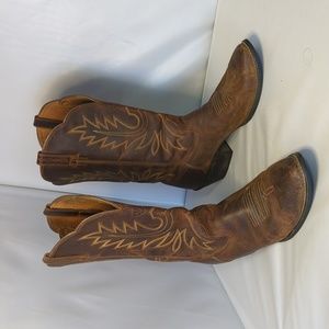 Ariat Heritage R Toe Brown Western Boots